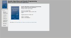 Desktop Screenshot of gagp2009.heuristiclab.com